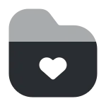 Folder Favorite SVG Icon